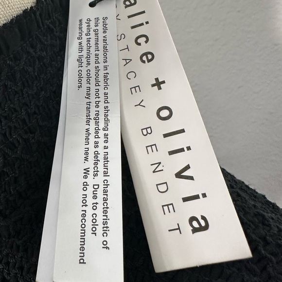 Alice & Olivia mini black dress size 4 brand new with tags - Picture 4 of 8